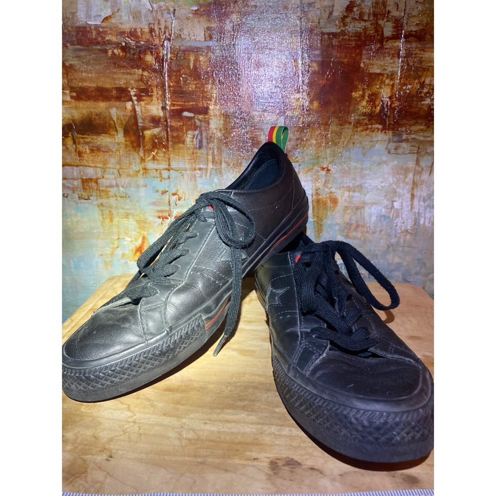 Converse One Star X Black Leather Eli Reed CTAS Pro 156698C Mens 8.5 Wos 10.5